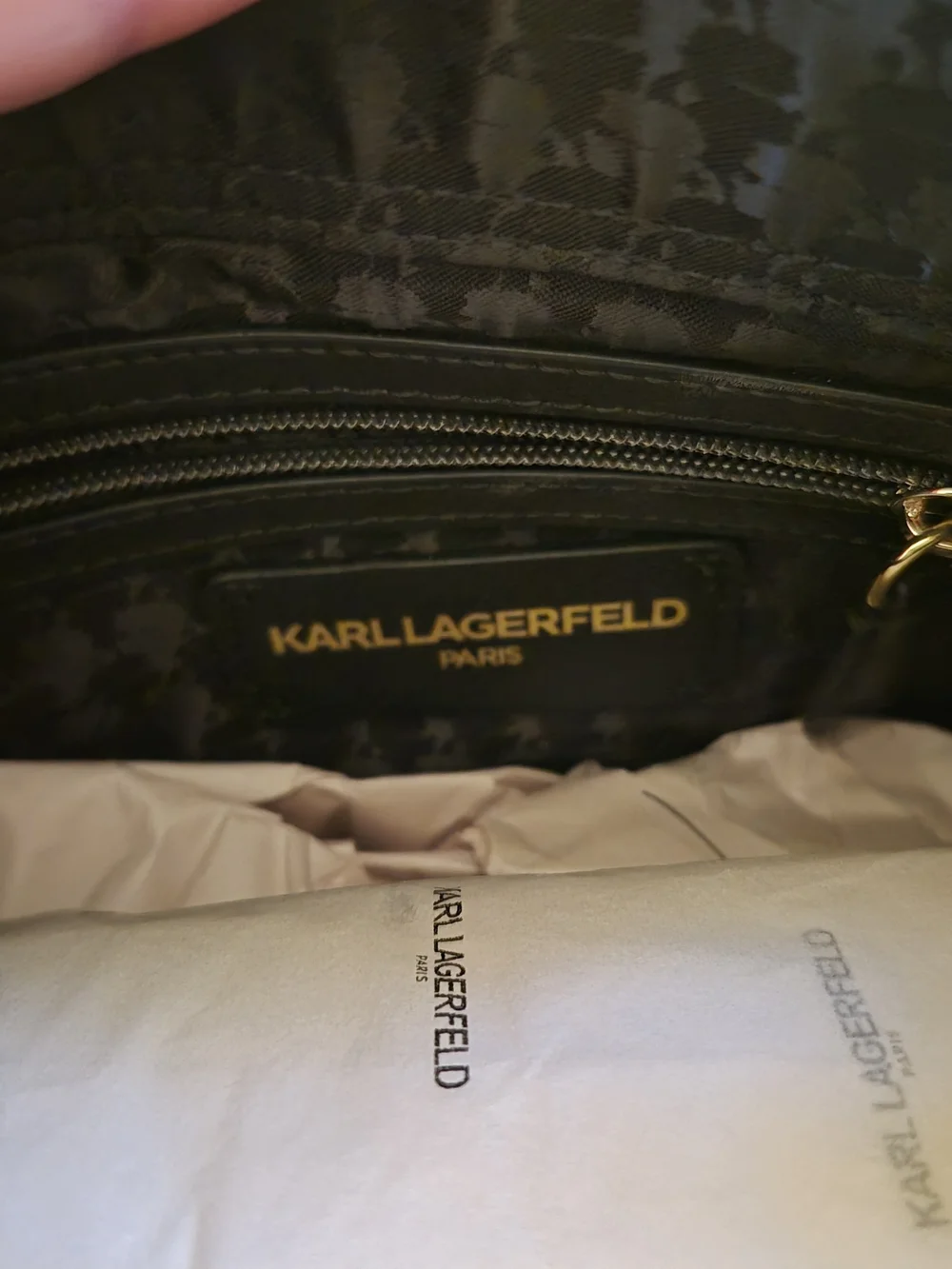 Karl Lagerfeld Maybelle Satchel with Pink Heart Studs NWOT
